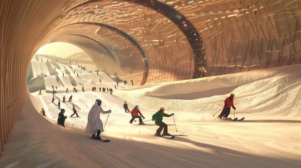 Découvrez ski dubai, l'oasis de neige en plein désert
